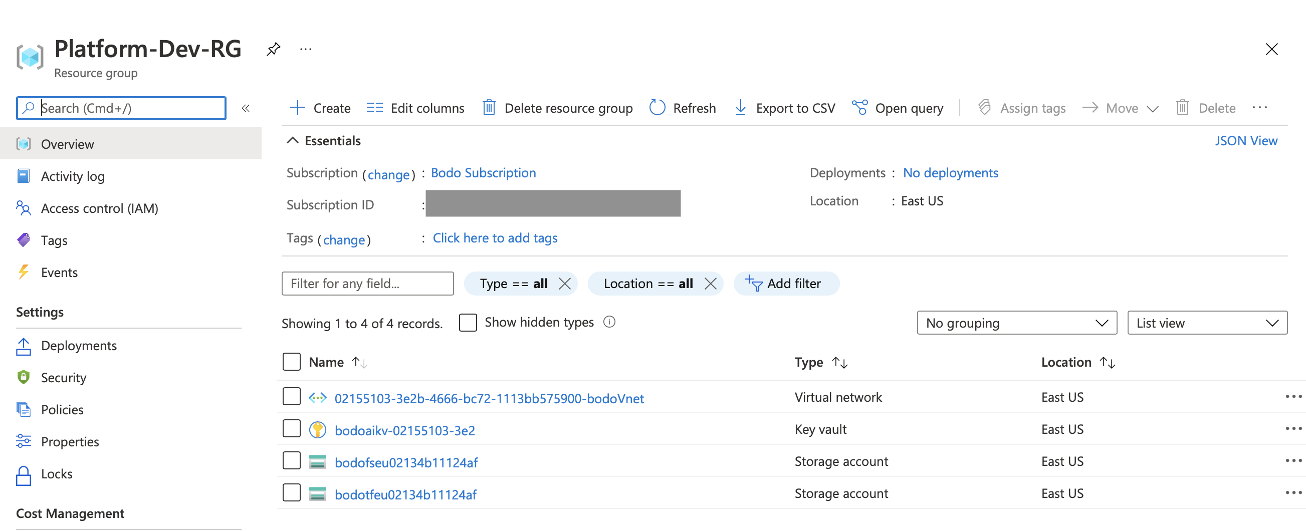 Azure Resource Group Cleanup