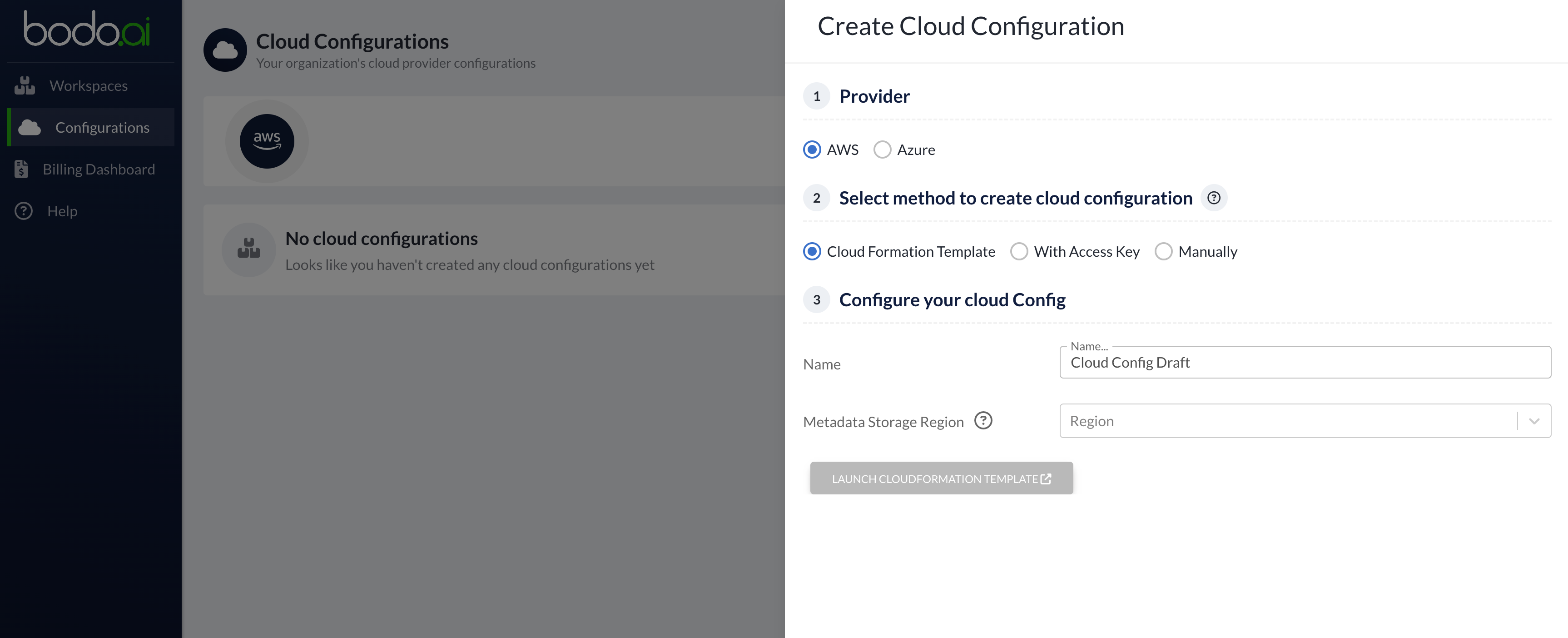 CloudFormation Form