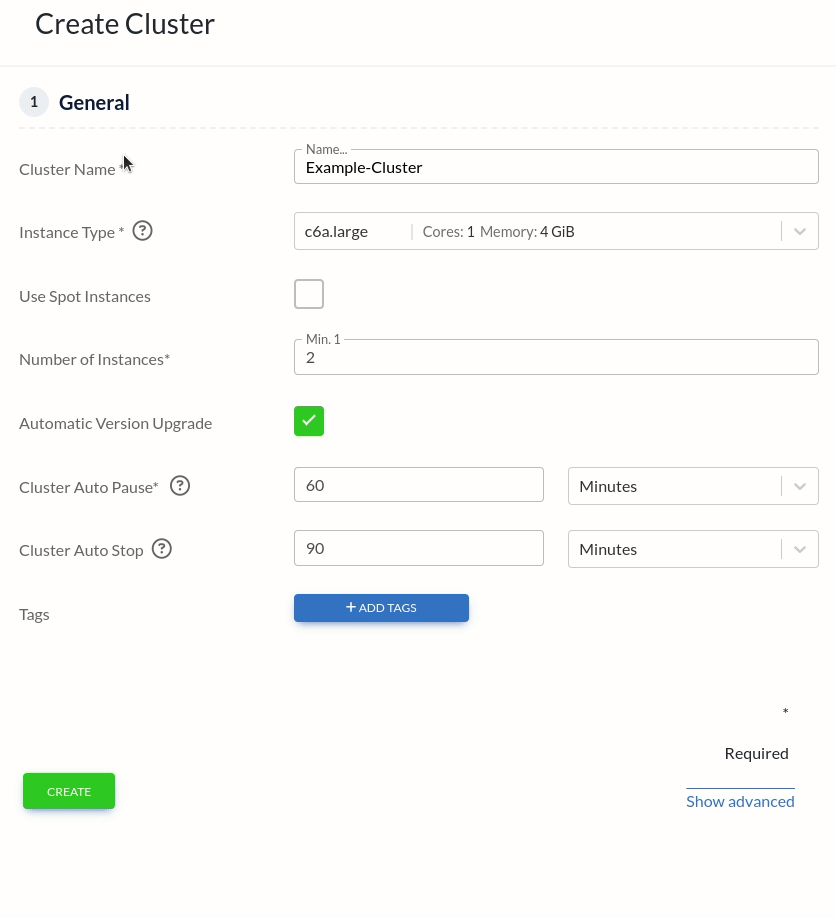 Cluster-Form-Advanced